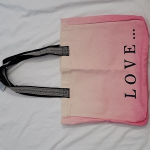 Love this life Pink Canvas Tote